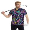 MSCPZH Golf Shirts for Men 80s Golf Polo Shirts for Men Short Sleeve Polo Shirts Golf Mens Polo view 2