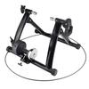 CFDZCP Foldable Bicycle Riding Platform, 24-28inch Mountain Road Bike Indoor Magnetic Resistance Cycling Turbo Trainer, with Line Control Training Bracket(Black)