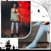Cotwinter Halloween Sally Socks Costume Sally Stockings Scars Printed Socks Halloween Nightmare Costume Dress Up (2 Pairs) view 3