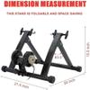 CFDZCP Bicycle Trainer for Folding 26"-28" Exercise Bike for Bicycles Mountain Bike, 6 Resistance Settings, Bicycle Trainer with Magnetic Brake, Cycling at Home(Red) view 2