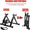CFDZCP Bicycle Trainer for Folding 26"-28" Exercise Bike for Bicycles Mountain Bike, 6 Resistance Settings, Bicycle Trainer with Magnetic Brake, Cycling at Home(Red) view 4