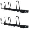 2-Pcs Set Boxing Glove Storage Rack Wall Mount, Hang Up Boxing Gloves to Dry Out, Wall Display for Gloves, Boxing Glove Storage Garage Organizer, for Kickboxing, Muay Thai, MMA Training Gloves(35"/90c view 1
