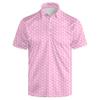 MSCPZH Funny Golf Shirts for Men Breast Cancer Golf Polo Shirts for Men Polo Shirts Golf Mens Polo view 1