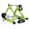 CFDZCP Foldable Bicycle Riding Platform, 24-28inch Mountain Road Bike Indoor Magnetic Resistance Cycling Turbo Trainer, with Line Control Training Bracket(Green) view 1