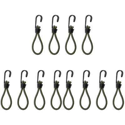 BESPORTBLE 12pcs Tent Fixing Strap Buckles Elastic Rope for Camping Gear Lightweight and Windproof Tent Fasteners Convenient Outdoor Accessory for Easy Setup and Secure Tie Down