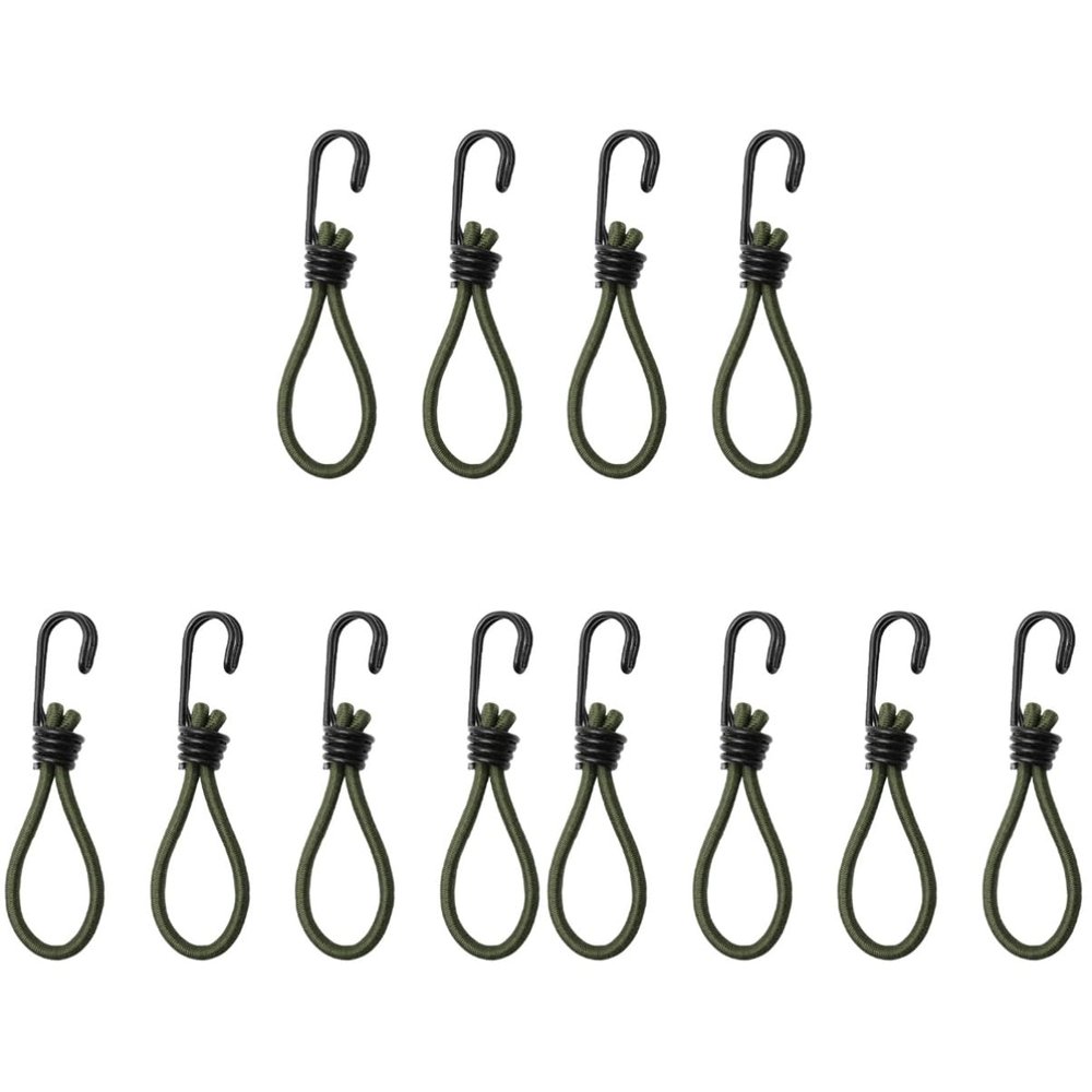 BESPORTBLE 12pcs Tent Fixing Strap Buckles Elastic Rope for Camping Gear Lightweight and Windproof Tent Fasteners Convenient Outdoor Accessory for Easy Setup and Secure Tie Down