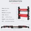 CFDZCP Aluminum Bike Trainer Rollers, Indoor Stationary Exercise Bicycle Roller Stand, Aluminum Alloy MTB Road Bicycle Home Cycling TrainingAnti-Slip Pedal view 4
