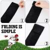 Fanfanwin 6 Pcs Football Towel Thin Sports Towel with Buttons Football Accessories Drip Streamer for Sports(Black) view 4