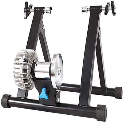 CFDZCP Bike Trainer Stand for Indoor RidingPremium Steel Bike Bicycle Indoor Exercise Bike Stationary Workout Trainer Stand for 26in-29in, 700C Wheels