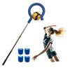 SOEZmm Volleyball Spike Trainer Pro SPT5004  Premium Training Aid for Spiking, Serving & Blocking  Adjustable Lightweight Aluminum Pole & Secure Ball Holder  Question Mark Hook,No Ball Included view 1