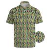 MSCPZH Golf Shirts for Men Fun Golf Polo Shirts for Men Button Up Polo Shirts Golf Mens Polo view 1