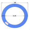 LANGXUN 10ft 12ft 14ft 16ft Trampoline Pad, Universal Trampoline Repalcement Safety Pad, Replacement Trampoline Parts, Waterproof Surround Spring Foam Cover for Round Frame Blue Black Pink Green view 2