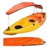 MOOCY LED Light Sun Shade Canopy for Kayak/Canoe- UV Protection Waterproof, Quick Installation view 2
