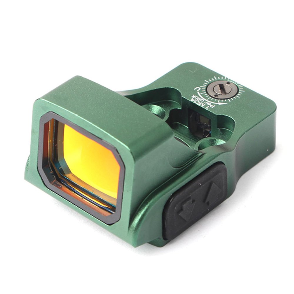 3MOA 550 Holographic Red Dot Reflex Sight, Mini Collimator Sights with Mount Plate for Pistol & 20mm Rail, Green