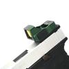 3MOA 550 Holographic Red Dot Reflex Sight, Mini Collimator Sights with Mount Plate for Pistol & 20mm Rail, Green view 3