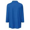 3/4 Sleeve Top Womens Polo Shirts Short Sleeve Cotton Collared Shirts for Women 3/4 Sleeve Shirts V Neck Women Golf Shirts Short Sleeve Trendy Outfits for Women 2024 Blue Xx-Large view 2