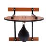 LIAPDG Wall Mounted Speed Bags for Boxing, 360 Degrees Adjustable Black Speed Bag Platform Galvanized Iron Frame Speed Bag Stand Mount Speed Bag Platform Kit Swivel Punching Fitness Training