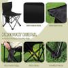 Outdoor Camping Chairs Folding/Foldable/Portable Chair with Side Pockets and Sturdy Steel Frame, Hiking, Travel, Beach and Sports view 3