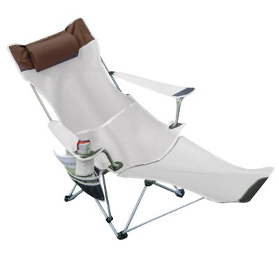 Preferspace Camping Chair, Portable Folding Backpacking Chair, Compact Camping Chair with Armrest Design and Side Pockets for Outdoor Camp Hiking Beach Travel