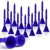 GKandi Golf Tees Plastic Tee 3 1/4 Inch 20 40 Pack Unbreakable Tee, Durable Stable Golf Tee Colors Available for Golfer Practice (Blue, 20 Pcs) view 1
