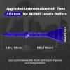 GKandi Golf Tees Plastic Tee 3 1/4 Inch 20 40 Pack Unbreakable Tee, Durable Stable Golf Tee Colors Available for Golfer Practice (Blue, 20 Pcs) view 2