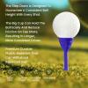 GKandi Golf Tees Plastic Tee 3 1/4 Inch 20 40 Pack Unbreakable Tee, Durable Stable Golf Tee Colors Available for Golfer Practice (Blue, 20 Pcs) view 4