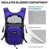 Cofurni Hydration Backpack 20L with Water Bladder 2L, Large Storage Hiking Daypack for Men Women, Lightweight Insulation Water Backpack for Biking, Running, Skiing, Trekking, Camping view 3
