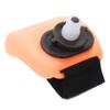 BESPORTBLE Sport Wrist Water Bottle with Elastic Band Multi-use Fitness Kettle for Running Hiking and Cycling Leakproof Design Semi-transparent Orange Color view 1