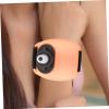 BESPORTBLE Sport Wrist Water Bottle with Elastic Band Multi-use Fitness Kettle for Running Hiking and Cycling Leakproof Design Semi-transparent Orange Color view 3