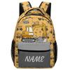 Fovanxixi Custom Cute Car Excavator 1 Backpack for Kids Boys Girls Personalized Name Text Children Backpack School Bag Customized Daypack Schoolbag for Student Bookbag view 1