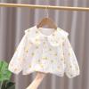 Betadog Toddler Baby Girl Long Sleeve Shirts Kids Girls Solid Collar Tops Blouse Fall Winter Clothes (B, 5-6 Years) view 2