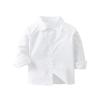 Betadog Toddler Boy Clothes Button Down Shirt Long Sleeve Boy Fall Tees Toddler Boys Short Sleeve (WH2, 12-18 Months) view 1