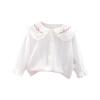 Betadog Toddler Girls Classic Kids Baby Casual Long Sleeve Doll Collar Blouse Tops Doll Collar Shirt (F, 7-8 Years) view 1