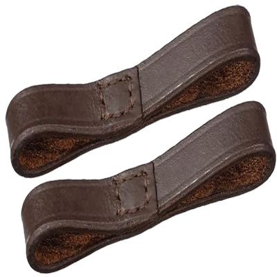 BRINGERPET Bit Keepers Horse, Leather Bit Loops, English Bits for Horses, Fulmer Loops, Full Cheek Snaffle Bit Loops, Accessories for Horses, 1 Pairs