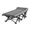 Foldable Bed with Mattress Queen with 4D Headrest Folding Camping Cot Folding Cot Camping Cot for Adults Portable Folding Outdoor Cot(Black) view 1