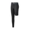 Men's Basketball Single Leg Tight Sports Pants 1/2 One Leg Compression Pants Athletic Base Layer Underwear (Black-1-right-long,M,Medium) view 1
