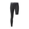 Men's Basketball Single Leg Tight Sports Pants 1/2 One Leg Compression Pants Athletic Base Layer Underwear (Black-1-right-long,M,Medium) view 2