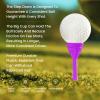 GKandi Golf Tees Plastic Tee 3 1/4 Inch 20 40 Pack Unbreakable Tee, Durable Stable Golf Tee Colors Available for Golfer Practice (Purple, 20 Pcs) view 4