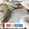 Naturehike Self-Inflating Sleeping Mats for Camping, 3'' Ultra Thick Camping Mat 5.8 R-Value Insulated Camping Mattress, 4-Season Inflatable Foam Camping Mat for Car, Hiking(R5.8 Rectangles - Plus) view 2
