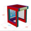 Portable Inflatable Soccer Goal Soccer Kick Shooting Game Inflatable Football/Soccer Gate Target with Blower Soccer for Parties/Backyard/School/Team Events view 2
