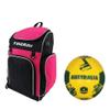 Vizari Cambria Neon Pink/White Soccer Backpack Australia Country Soccer Ball, Yellow, Size 4 - Ideal for Adults and Teens view 1