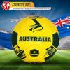 Vizari Cambria Neon Pink/White Soccer Backpack Australia Country Soccer Ball, Yellow, Size 4 - Ideal for Adults and Teens view 3