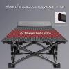 Foldable Bed with Mattress Queen with 4D Headrest Folding Camping Cot Folding Cot Camping Cot for Adults Portable Folding Outdoor Cot(Brown) view 2