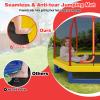 GYMAX Trampoline for Kids, 7FT Toddler Trampoline with Safety Enclosure Net & Seamless Spring Pad, Heavy Duty Small Indoor/Outdoor Rebounder for Boys, Girls Age 3+ view 4