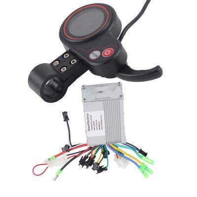 Sunicon 36V, 48V, 60V Options Eletric Scooter Controller LCD Display Control Panel with Shift Switch Accessory for Ebike Scooter (60V 250/350W Color Screen Dual-Mode Model)
