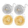 4pcs Copper Volleyball Net Measure Chain Volleyball Referee Equipment Volleyball Nets Chain Volleyball Measurement Chain view 1