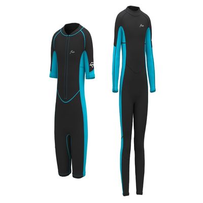 Hevto Size 6 Kids 3mm Full Wetsuit & 2mm Shorty Wetsuit Bundles - Boys Girls Toddler Youth in Cold Water for Swimming