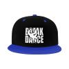 Break Dance Snapback Hat Boys Girls Fashion Hip Hop Adjustable Flat Bill Hat Blue view 2