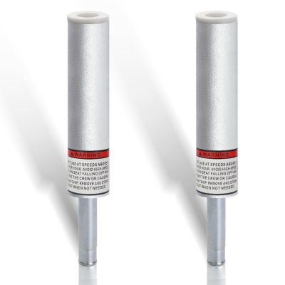 CLLOMAGY 3/4" Boat Seat Pin Post Boat Seat Pedestal Base Post for Mounting,3/4 inch Marine Grade Aluminum Lock-in Pedestal Extension Pin Pole for Pontoon Fishing Bass,Non-Threaded