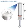 CLLOMAGY 3/4" Boat Seat Pin Post Boat Seat Pedestal Base Post for Mounting,3/4 inch Marine Grade Aluminum Lock-in Pedestal Extension Pin Pole for Pontoon Fishing Bass,Non-Threaded view 3